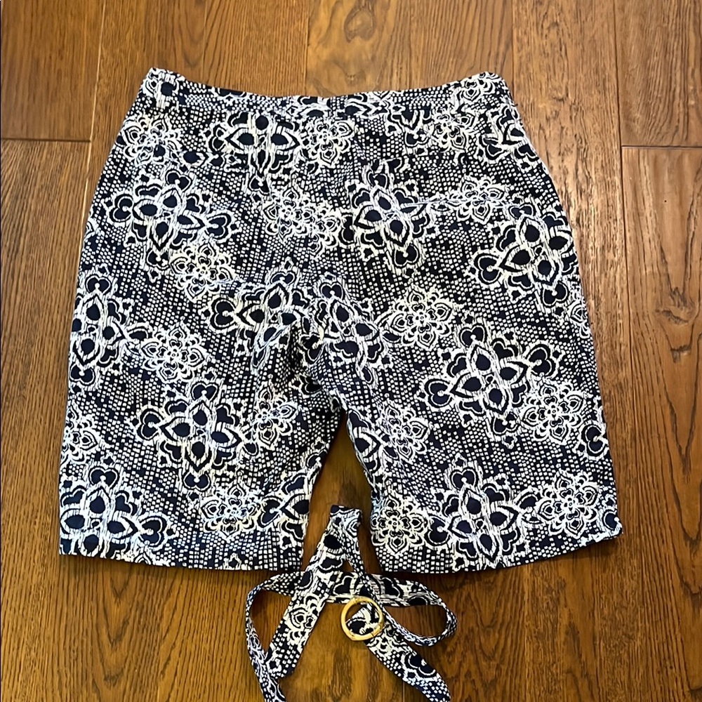 Classic Elements Navy And White Patterned Women S… - image 2